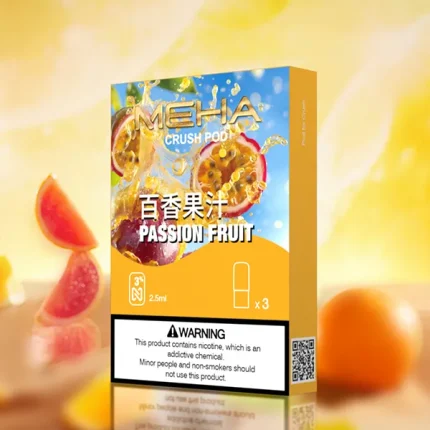 電子煙煙彈 MEHA CRUSH 魅嗨五代菸彈 16種口味 百香果汁