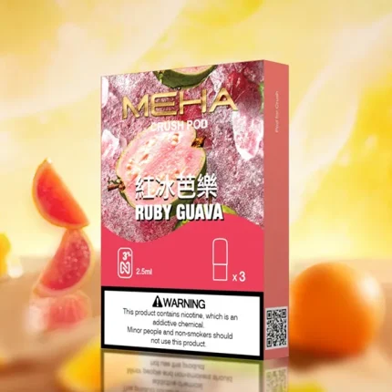 電子煙煙彈 MEHA CRUSH 魅嗨五代菸彈 16種口味 紅心芭樂