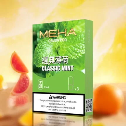 電子煙煙彈 MEHA CRUSH 魅嗨五代菸彈 16種口味 經典薄荷