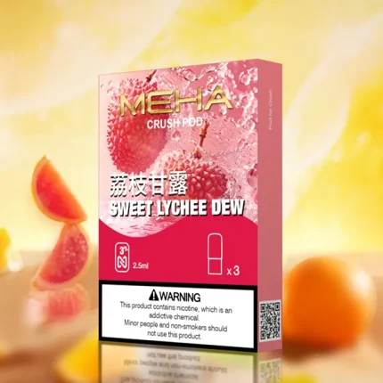 電子煙煙彈 MEHA CRUSH 魅嗨五代菸彈 16種口味 荔枝甘露