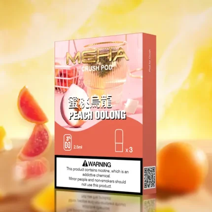 電子煙煙彈 MEHA CRUSH 魅嗨五代菸彈 16種口味 蜜桃烏龍