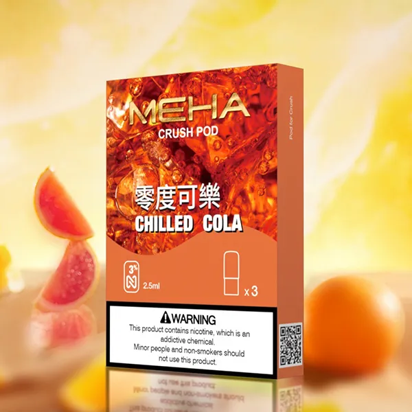 電子煙煙彈 MEHA CRUSH 魅嗨五代菸彈 16種口味 寒度可樂