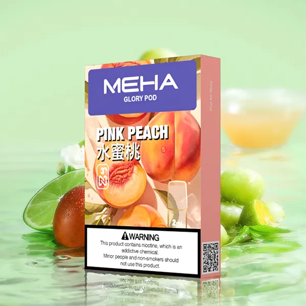 電子煙煙彈 MEHA魅嗨菸彈一代 25種口味 蜜桃