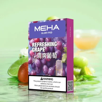 電子煙煙彈 MEHA魅嗨菸彈一代 25種口味 葡萄